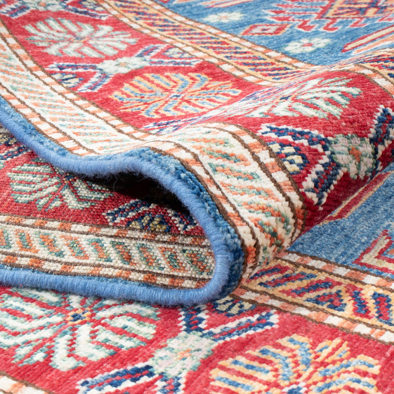 Alfombra de pasillo Alfombra Ziegler - Kazak - 302 x 80 cm - azul