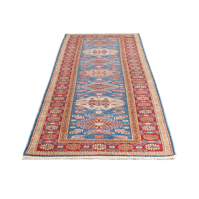 Alfombra de pasillo Alfombra Ziegler - Kazak - 302 x 80 cm - azul