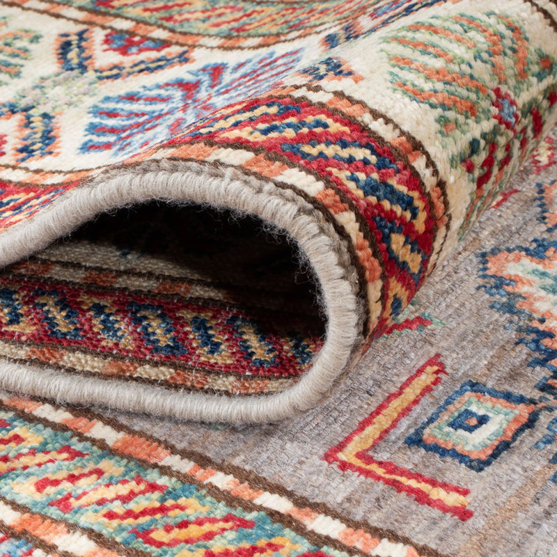 Alfombra de pasillo Alfombra Ziegler - Kazak - 293 x 83 cm - beige oscuro