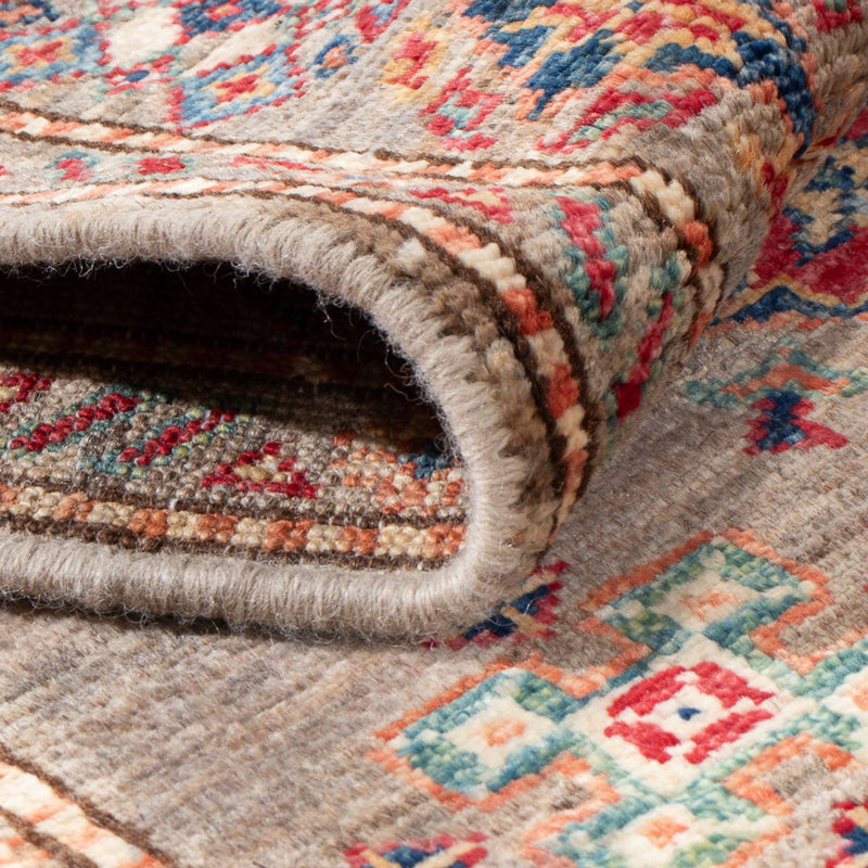 Alfombra de pasillo Alfombra Ziegler - Kazak - 297 x 79 cm - beige oscuro