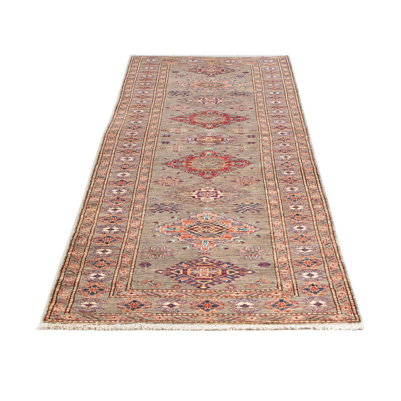 Alfombra de pasillo Alfombra Ziegler - Kazak - 297 x 79 cm - beige oscuro