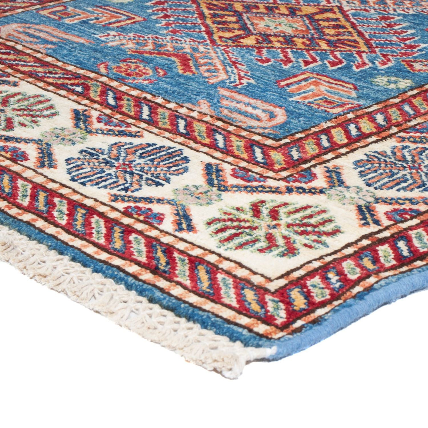 Alfombra de pasillo Alfombra Ziegler - Kazak - 290 x 82 cm - azul