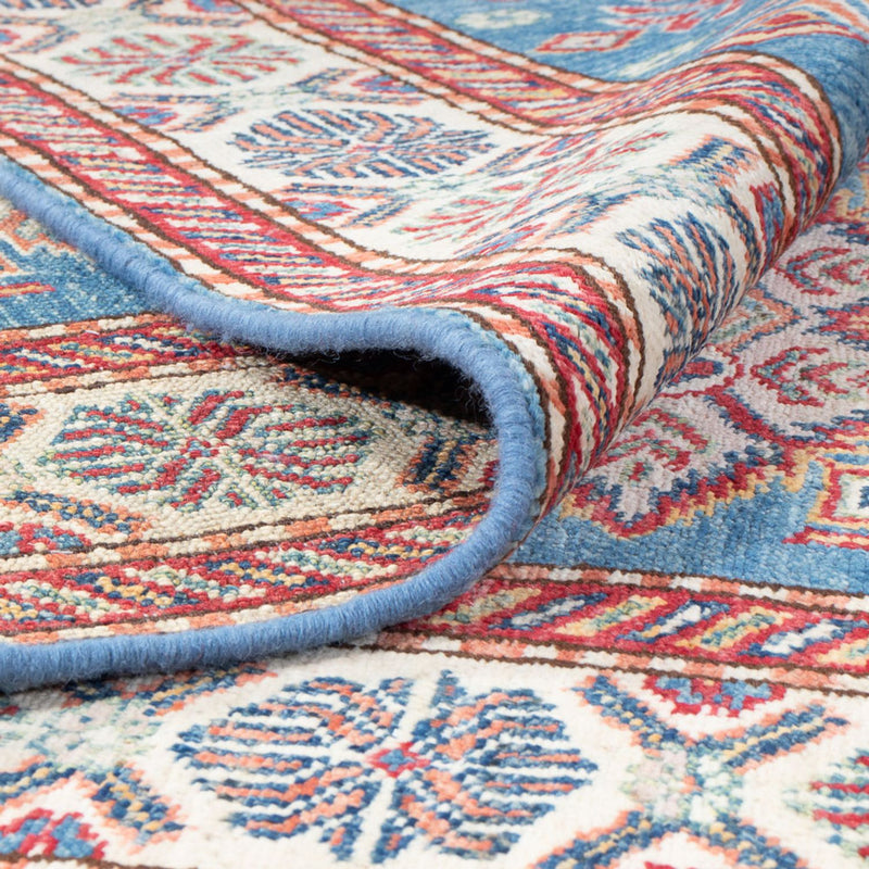 Alfombra de pasillo Alfombra Ziegler - Kazak - 290 x 82 cm - azul
