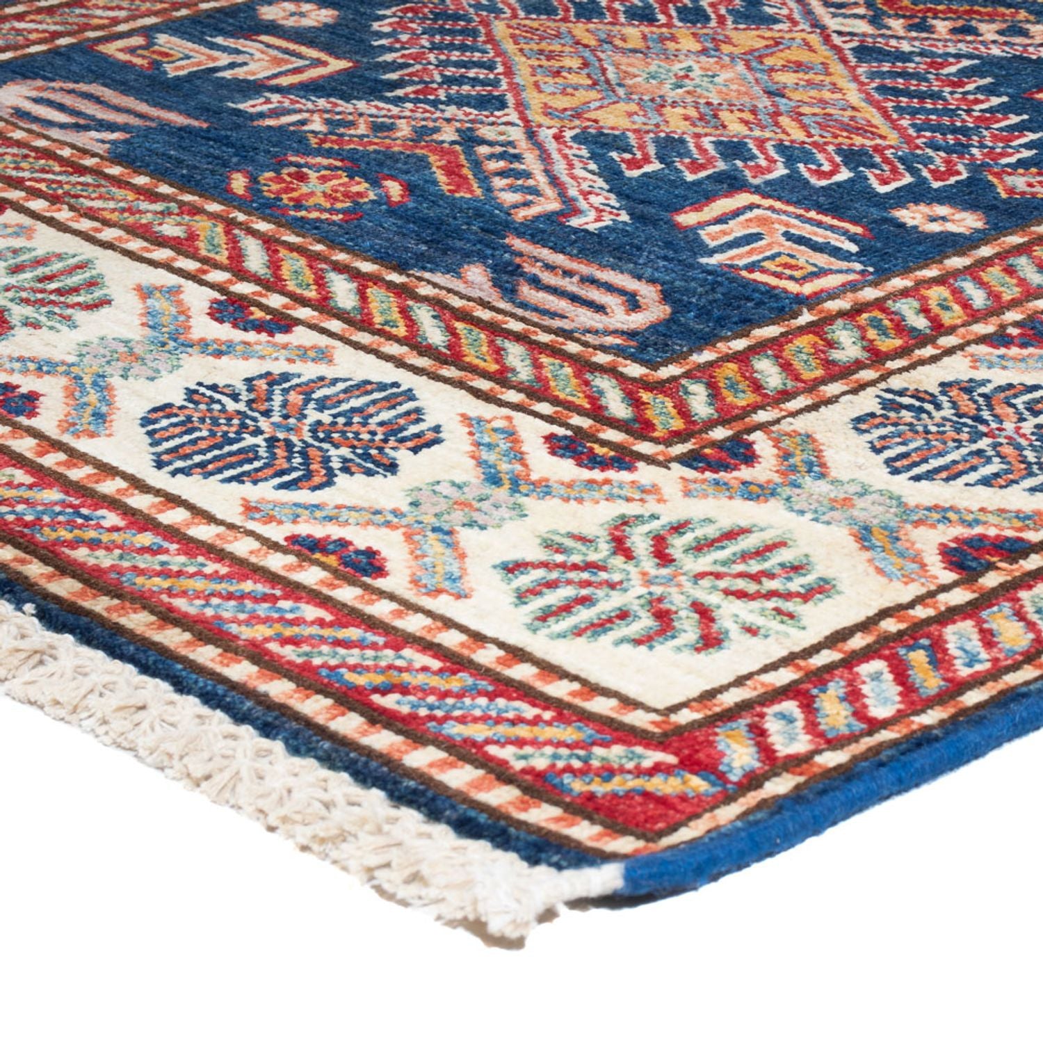 Alfombra de pasillo Alfombra Ziegler - Kazak - 302 x 84 cm - azul