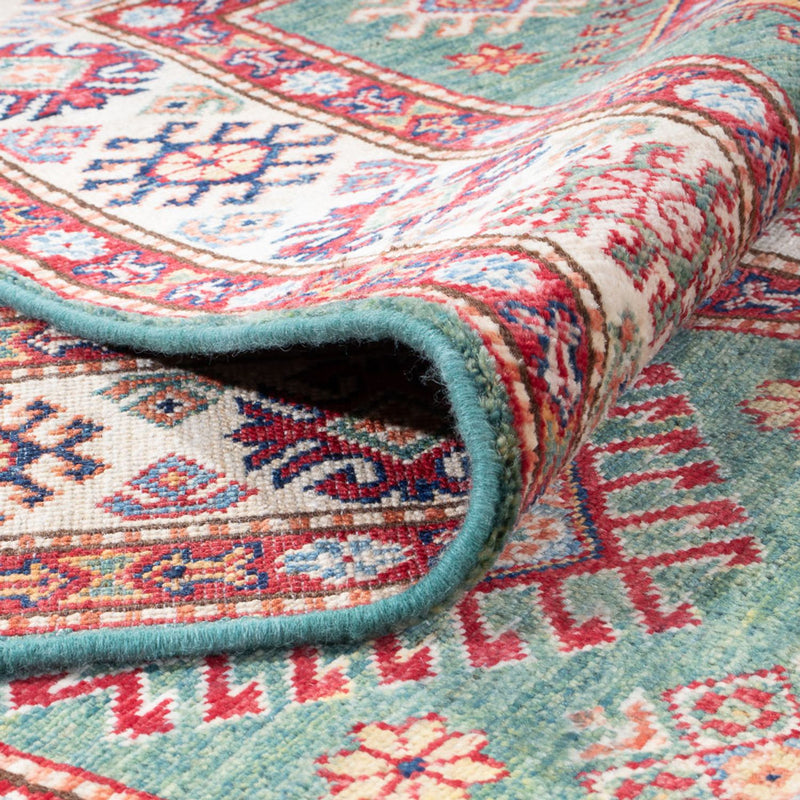 Alfombra de pasillo Alfombra Ziegler - Kazak - 311 x 77 cm - verde