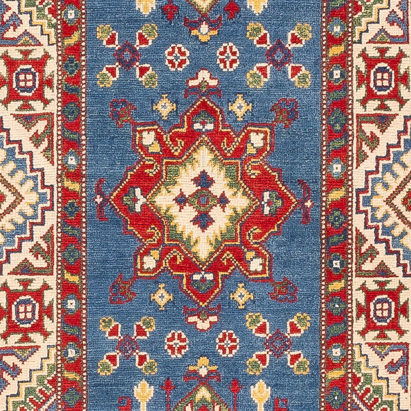 Alfombra de pasillo Alfombra Ziegler - Kazak - 403 x 78 cm - azul oscuro