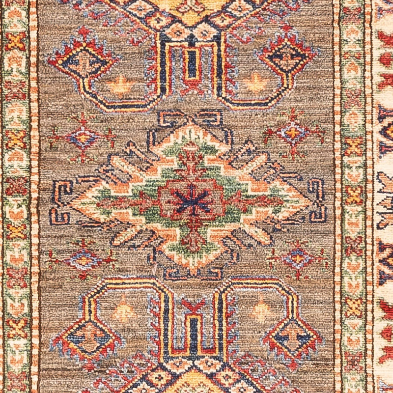 Alfombra de pasillo Alfombra Ziegler - Kazak - 305 x 79 cm - beige oscuro