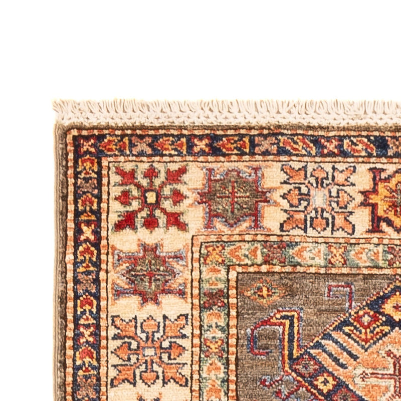 Alfombra de pasillo Alfombra Ziegler - Kazak - 305 x 79 cm - beige oscuro