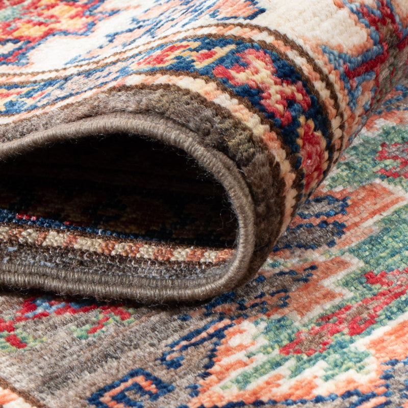 Alfombra de pasillo Alfombra Ziegler - Kazak - 305 x 79 cm - beige oscuro