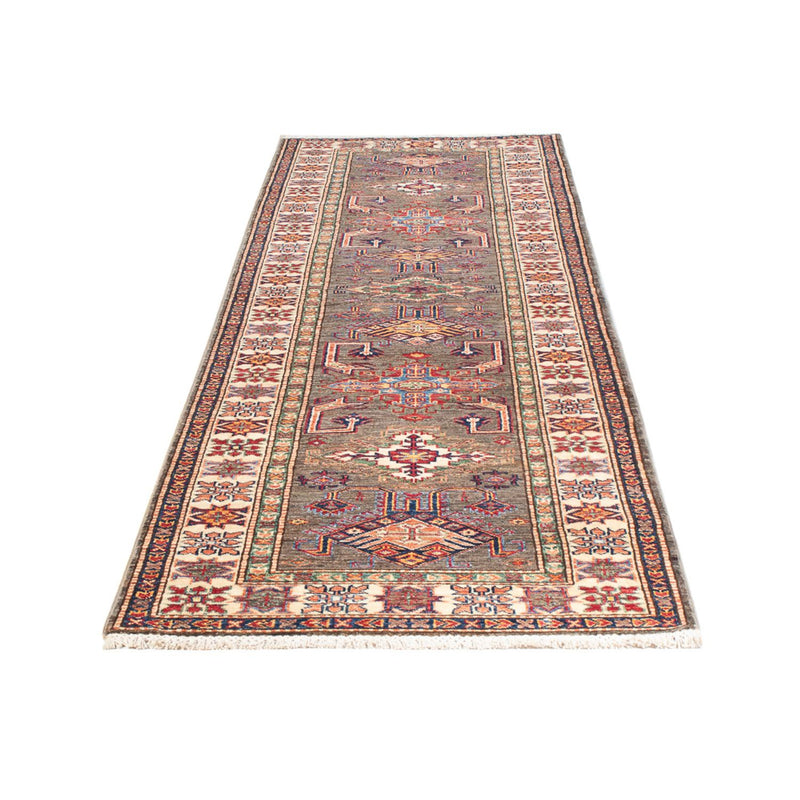 Alfombra de pasillo Alfombra Ziegler - Kazak - 305 x 79 cm - beige oscuro