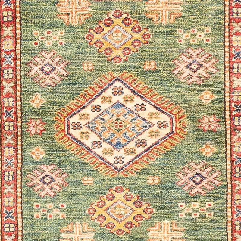 Alfombra de pasillo Alfombra Ziegler - Kazak - 295 x 76 cm - verde