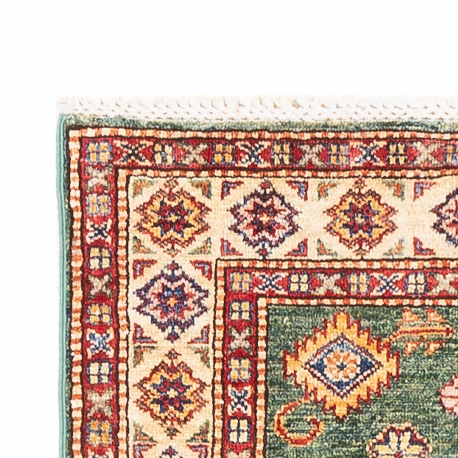 Alfombra de pasillo Alfombra Ziegler - Kazak - 295 x 76 cm - verde
