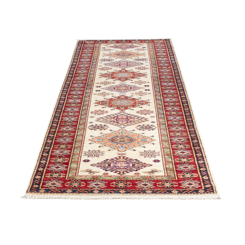 Alfombra de pasillo Alfombra Ziegler - Kazak - 304 x 82 cm - beige