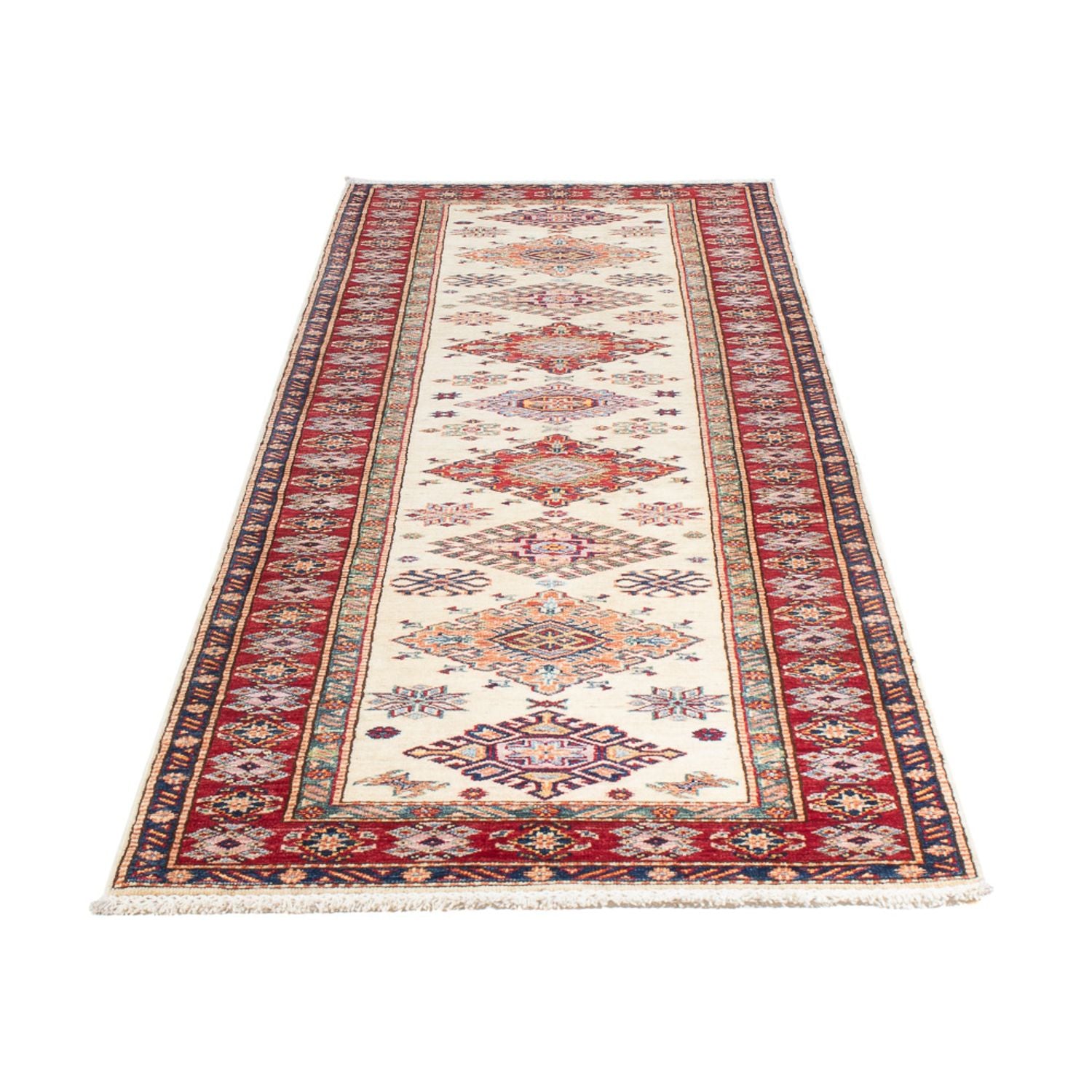 Alfombra de pasillo Alfombra Ziegler - Kazak - 305 x 85 cm - beige