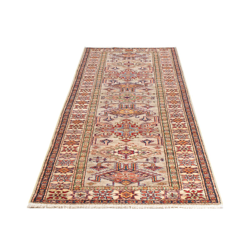 Alfombra de pasillo Alfombra Ziegler - Kazak - 300 x 75 cm - beige oscuro