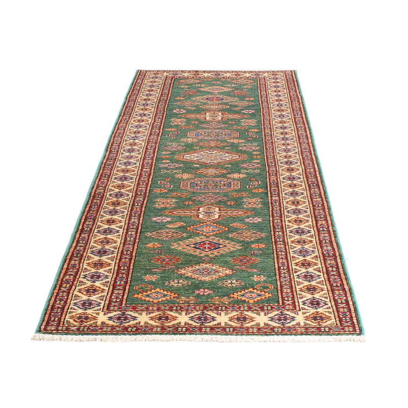 Alfombra de pasillo Alfombra Ziegler - Kazak - 296 x 80 cm - verde
