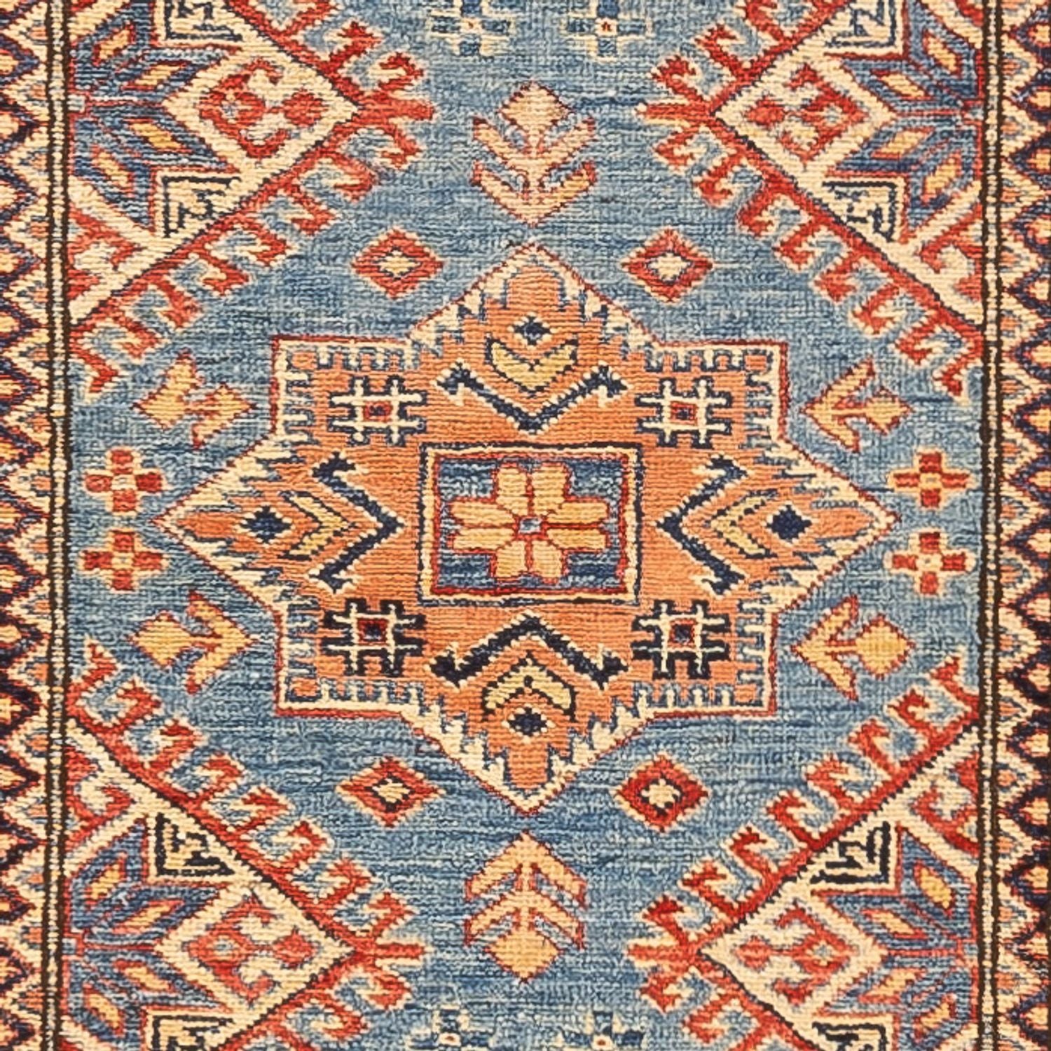 Alfombra de pasillo Alfombra Ziegler - Kazak - 312 x 75 cm - turquesa