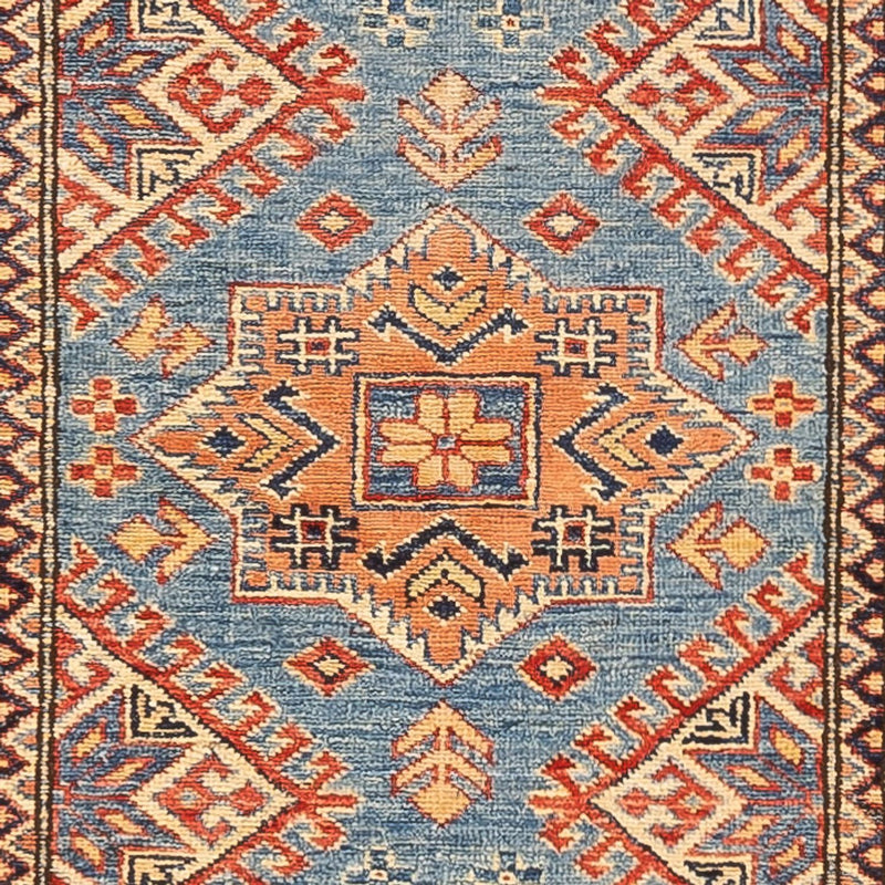 Alfombra de pasillo Alfombra Ziegler - Kazak - 312 x 75 cm - turquesa