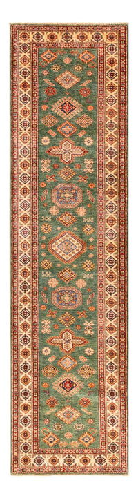 Alfombra de pasillo Alfombra Ziegler - Kazak - 302 x 78 cm - verde