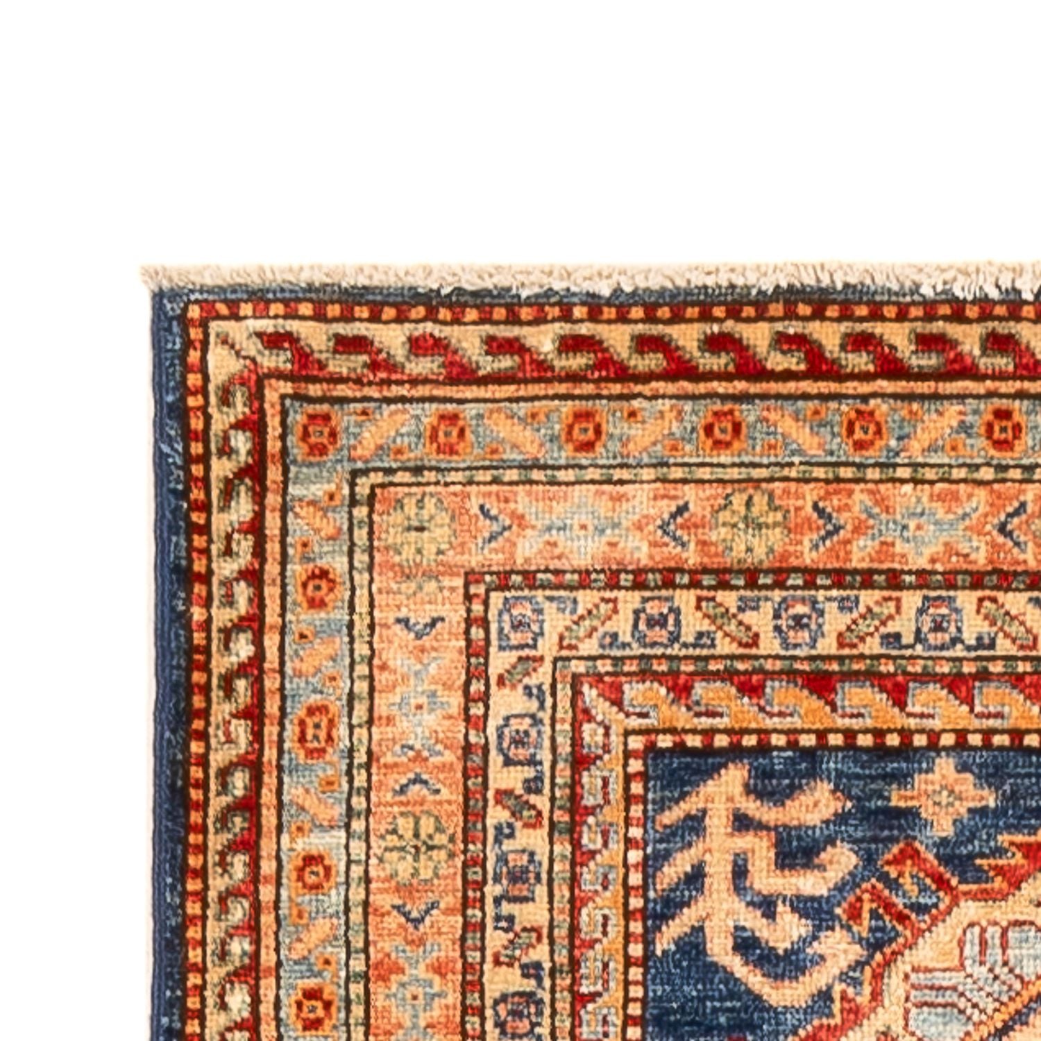 Alfombra de pasillo Alfombra Ziegler - Kazak - 304 x 80 cm - azul oscuro