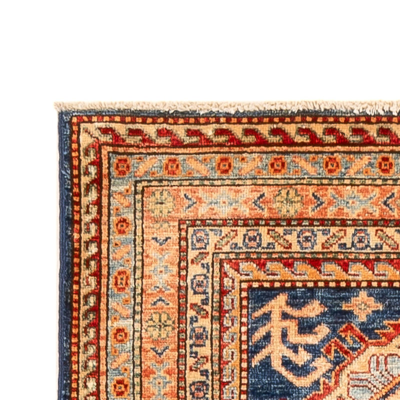 Alfombra de pasillo Alfombra Ziegler - Kazak - 304 x 80 cm - azul oscuro
