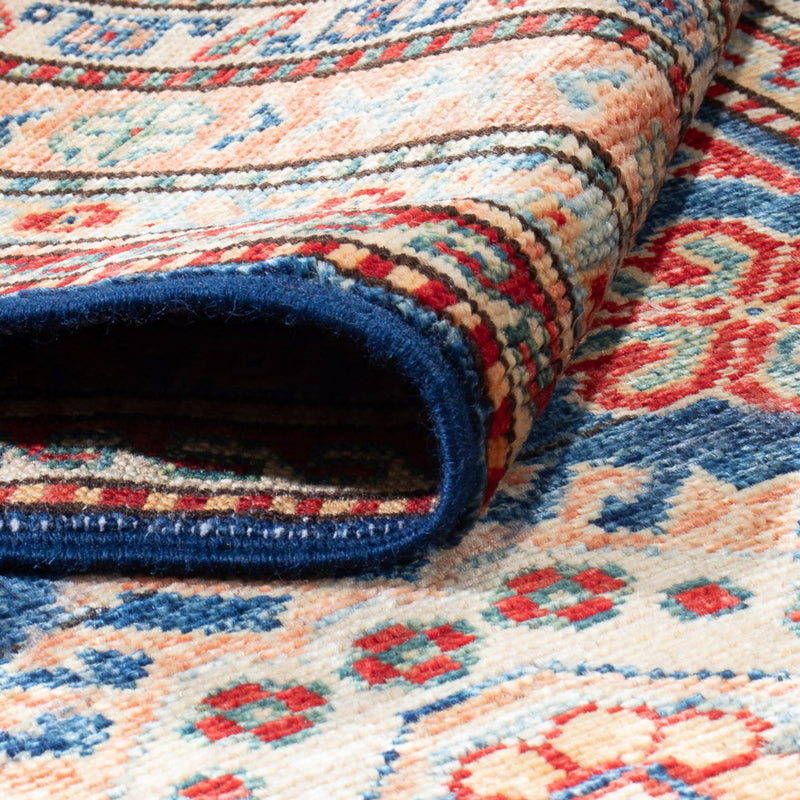 Alfombra de pasillo Alfombra Ziegler - Kazak - 304 x 80 cm - azul oscuro