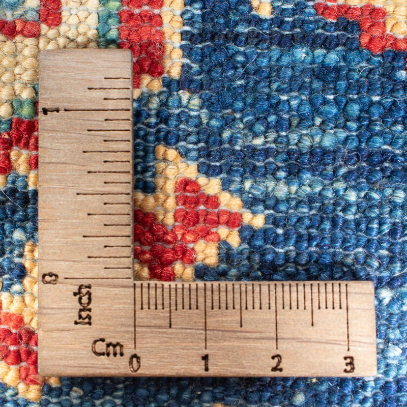 Alfombra de pasillo Alfombra Ziegler - Kazak - 304 x 80 cm - azul oscuro