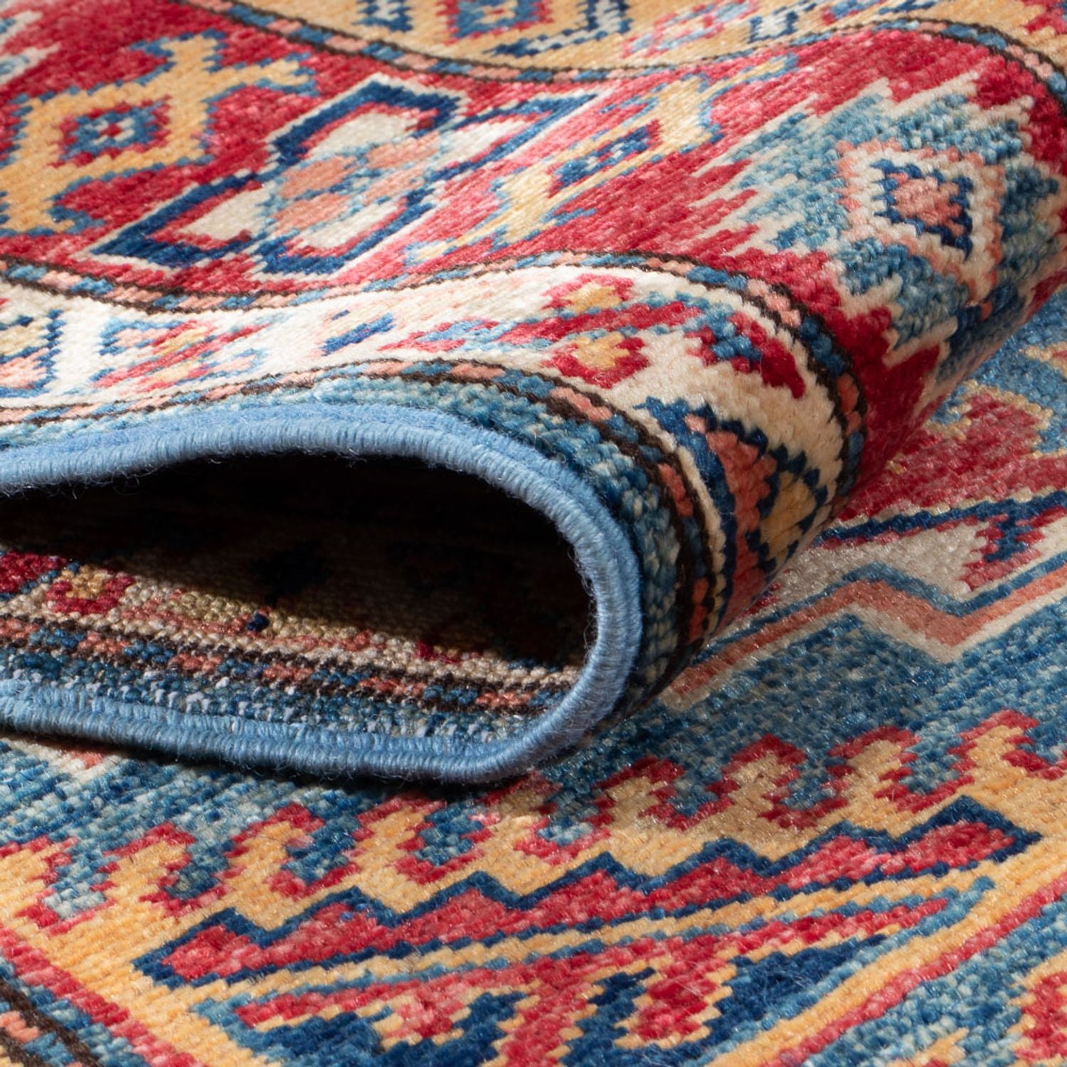 Alfombra de pasillo Alfombra Ziegler - Kazak - 307 x 78 cm - beige oscuro