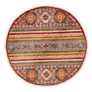 Alfombra Ziegler - Shal redondo  - 124 x 117 cm - multicolor