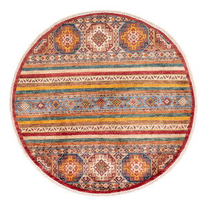 Alfombra Ziegler - Shal redondo  - 124 x 118 cm - multicolor