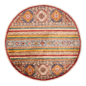 Alfombra Ziegler - Shal redondo  - 124 x 116 cm - multicolor