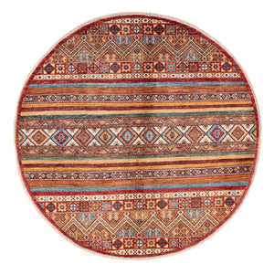 Alfombra Ziegler - Shal redondo  - 137 x 145 cm - multicolor