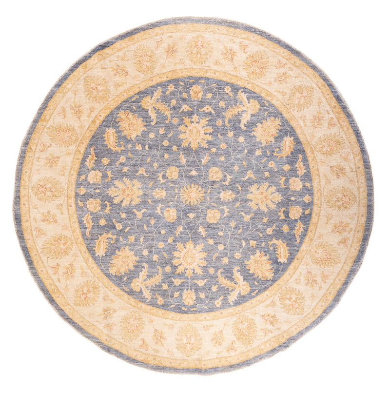 Alfombra Ziegler redondo  - 247 x 248 cm - azul petróleo