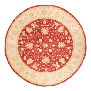 Alfombra Ziegler redondo  - 247 x 247 cm - rojo