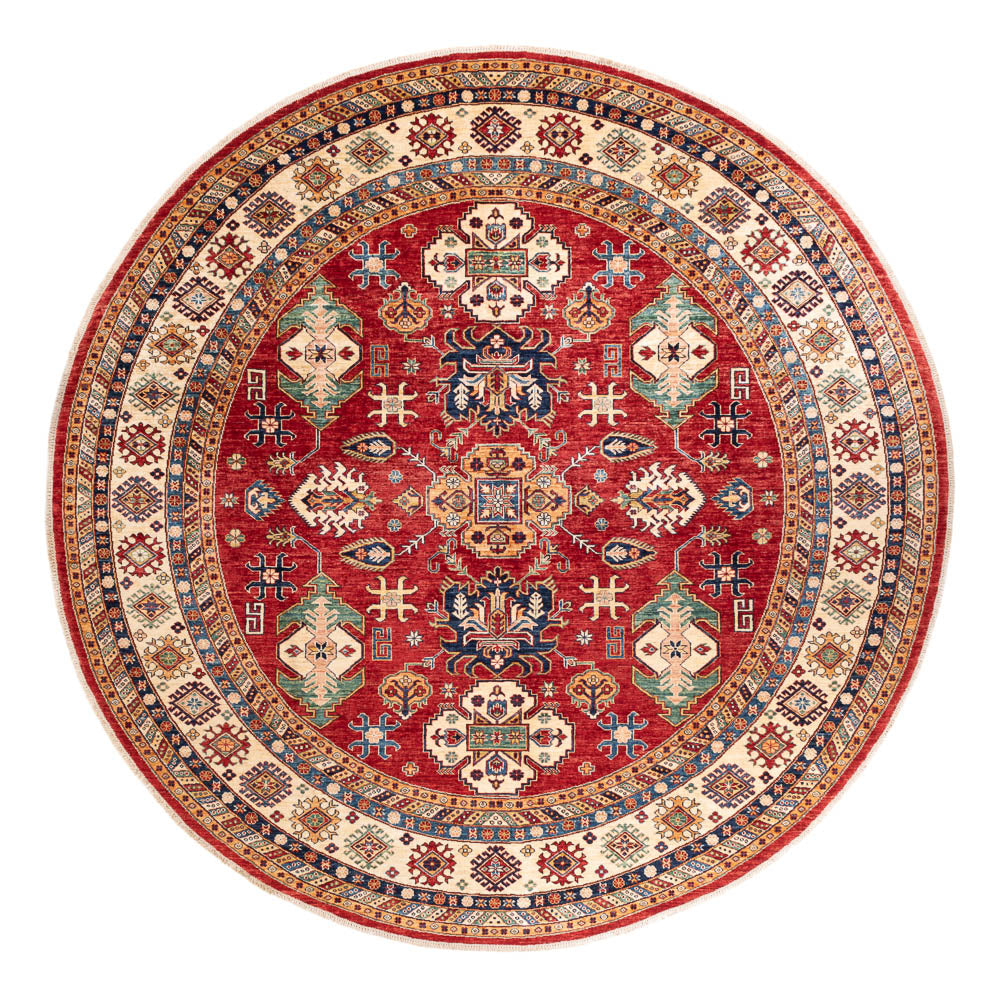 Alfombra Ziegler - Kazak redondo  - 306 x 306 cm - multicolor