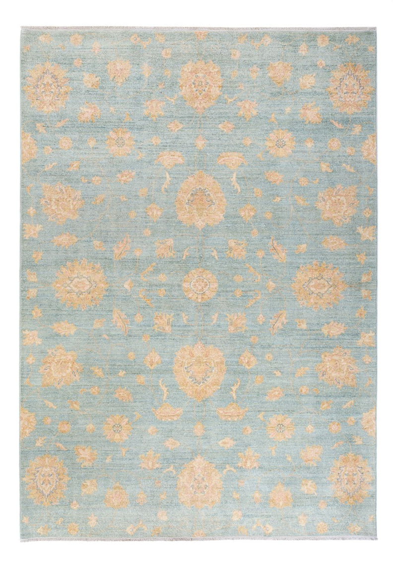 Alfombra Ziegler - Ariana - 241 x 171 cm - azul petróleo