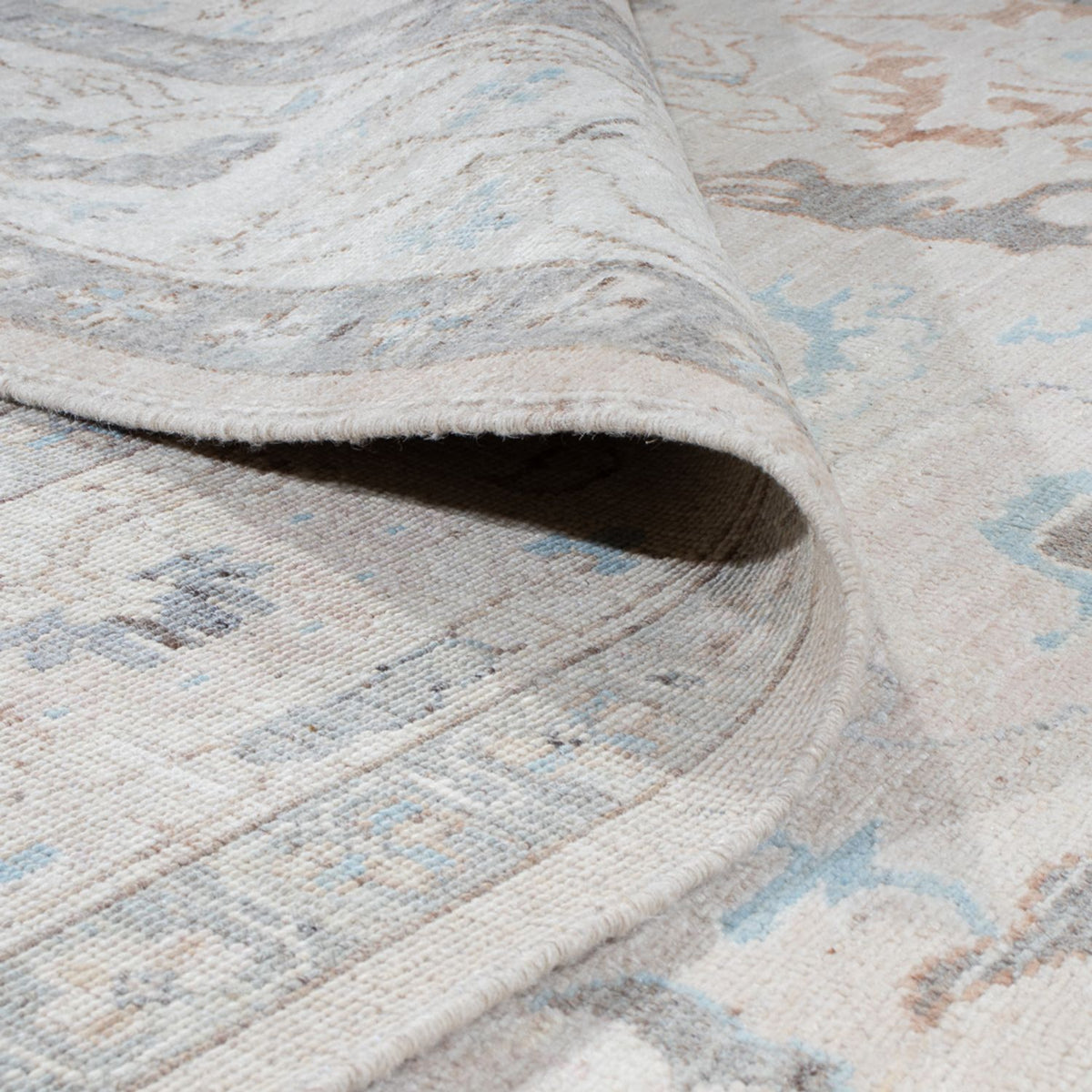 Alfombra Ziegler - Usak - 236 x 176 cm - gris claro