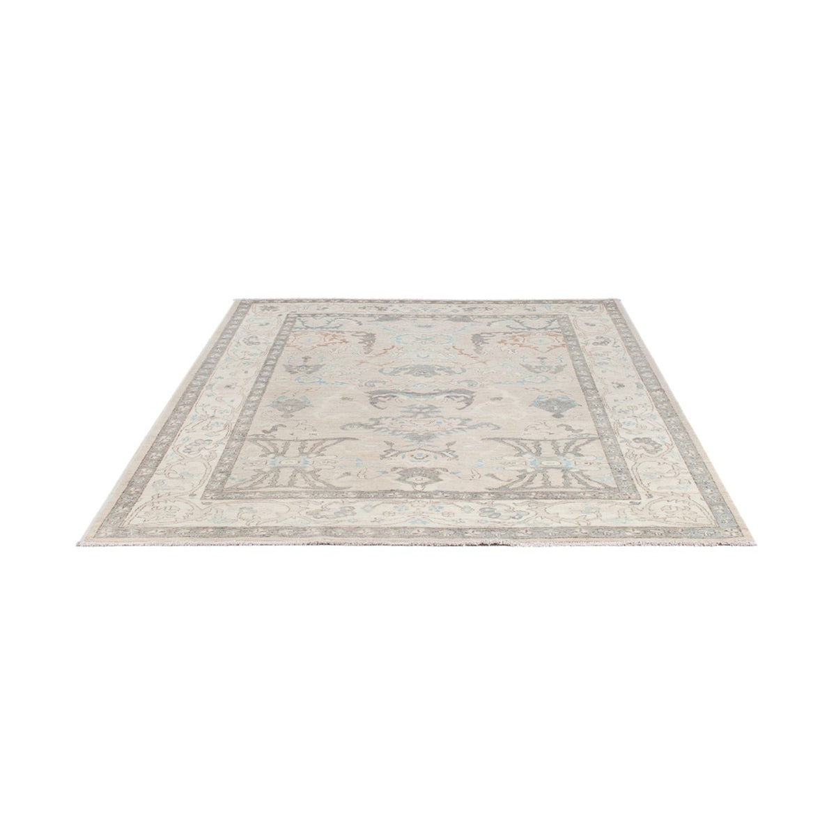 Alfombra Ziegler - Usak - 236 x 176 cm - gris claro