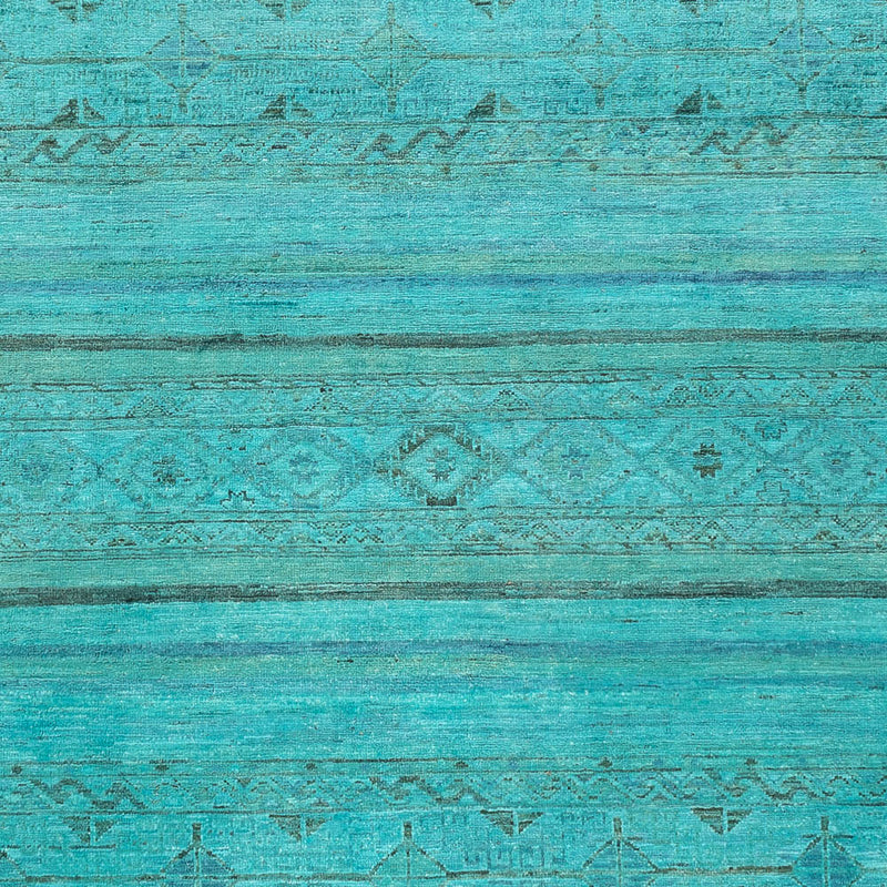 Alfombra Ziegler - Moderna - Vintage/revestido - 248 x 202 cm - turquesa