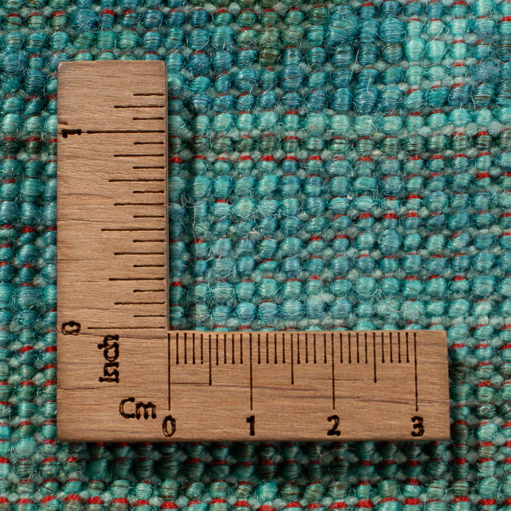 Alfombra Ziegler - Moderna - Vintage/revestido - 248 x 202 cm - turquesa