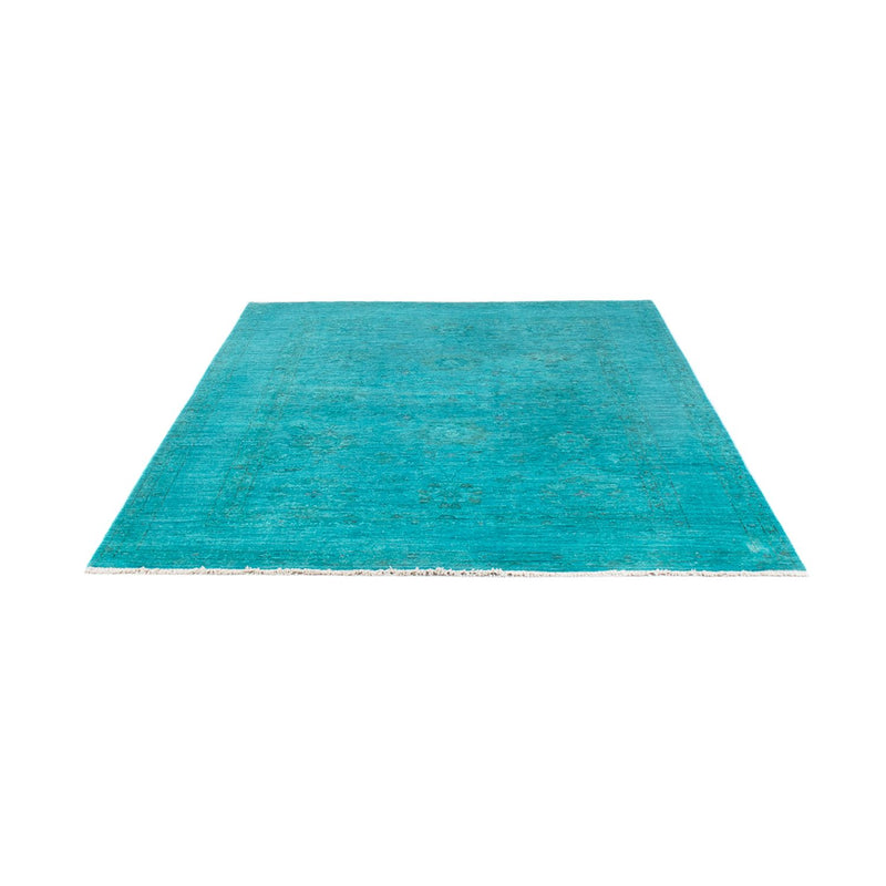 Alfombra Ziegler - Moderna - Vintage/revestido - 249 x 171 cm - turquesa