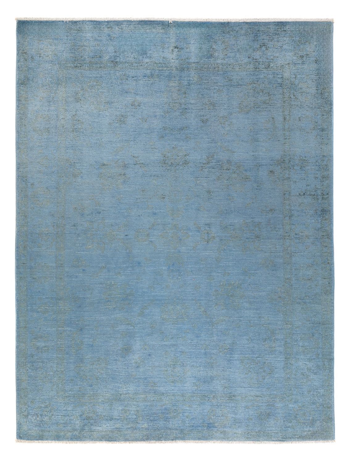 Alfombra Ziegler - Moderna - Vintage/revestido - 231 x 169 cm - azul marino