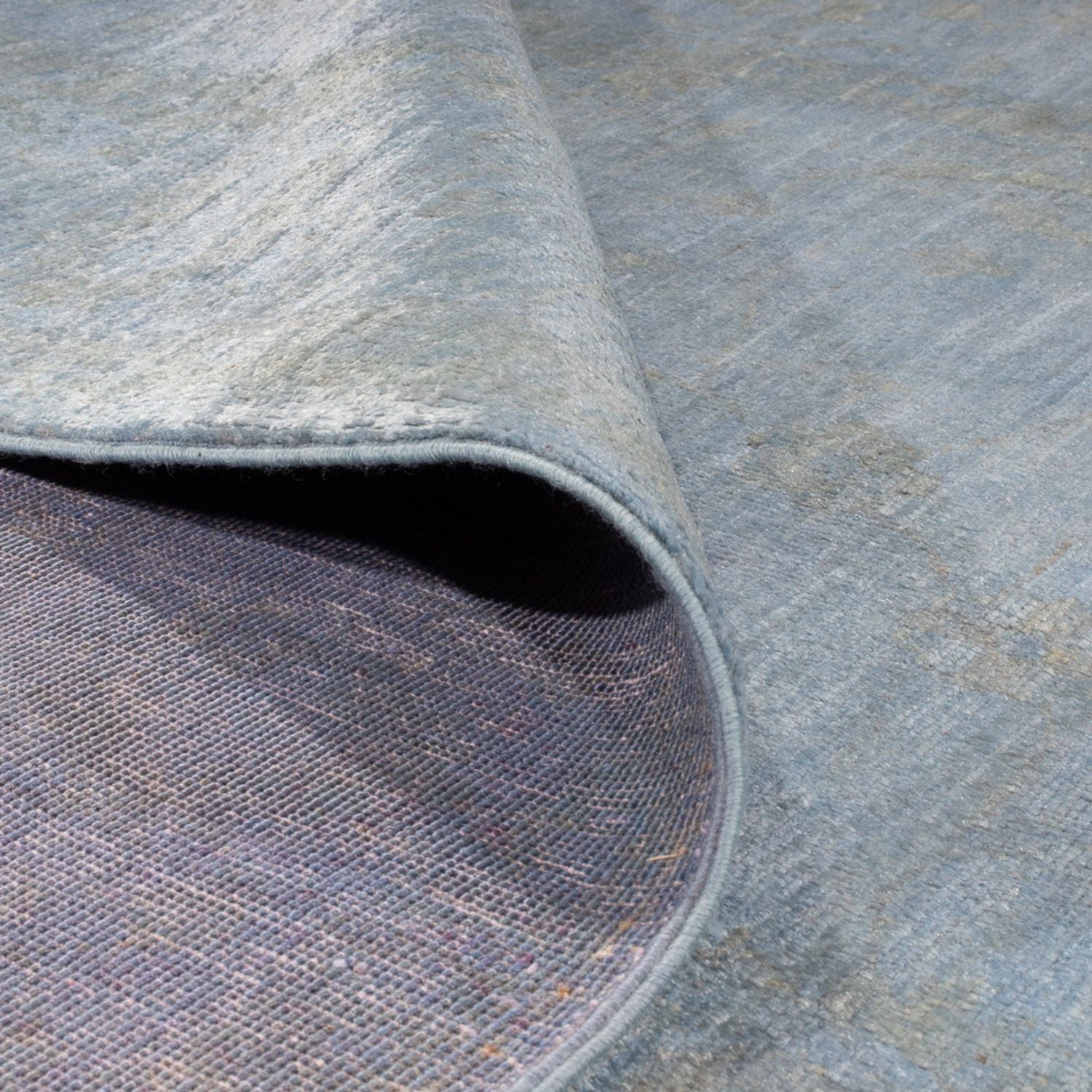 Alfombra Ziegler - Moderna - Vintage/revestido - 231 x 169 cm - azul marino