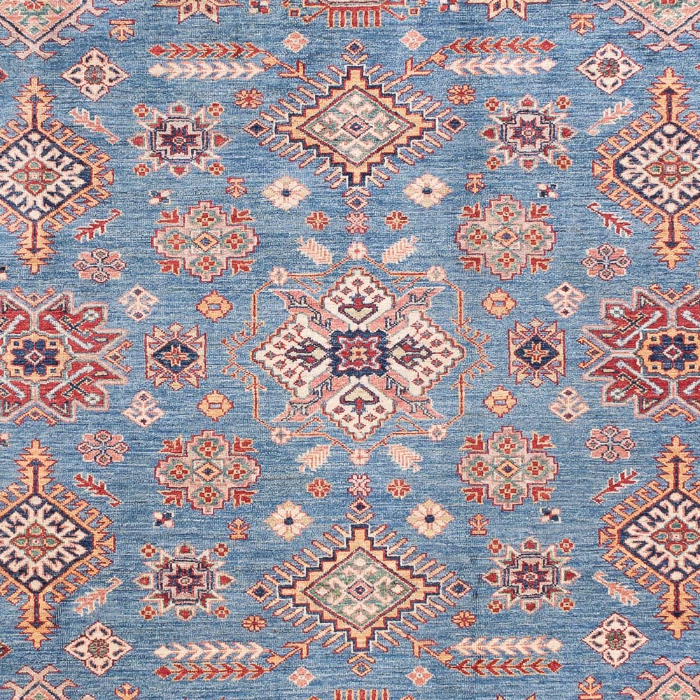 Alfombra Ziegler - Kazak - 300 x 244 cm - azul claro