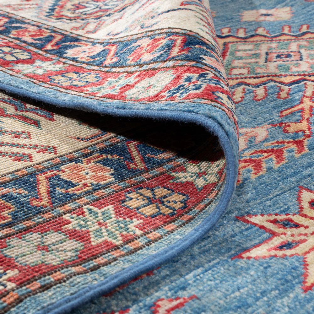 Alfombra Ziegler - Kazak - 300 x 244 cm - azul claro