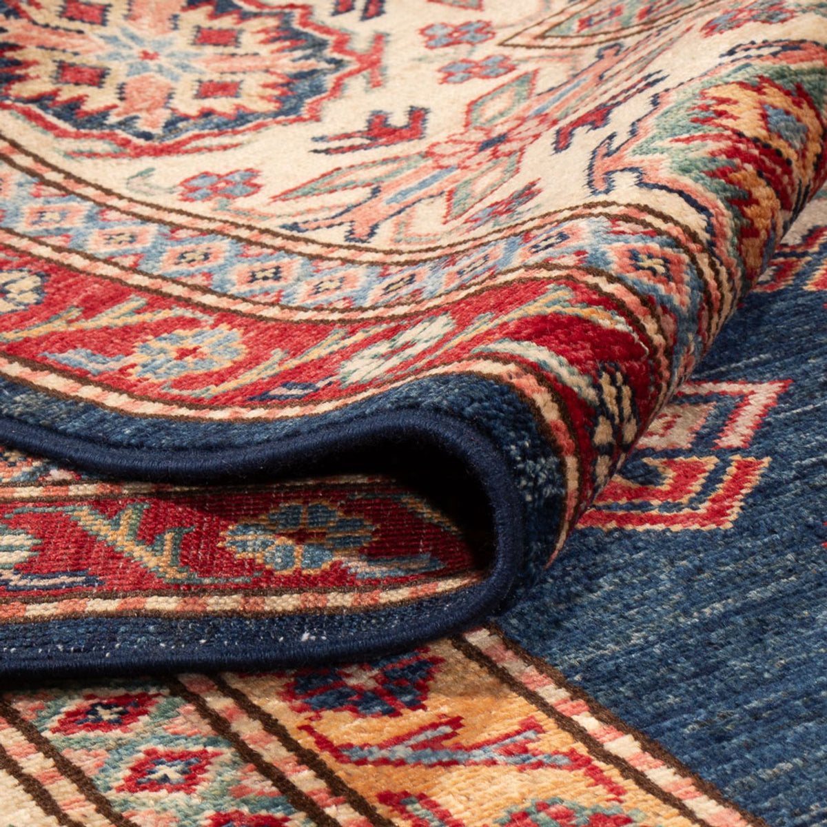 Alfombra Ziegler - Kazak - 297 x 244 cm - azul oscuro