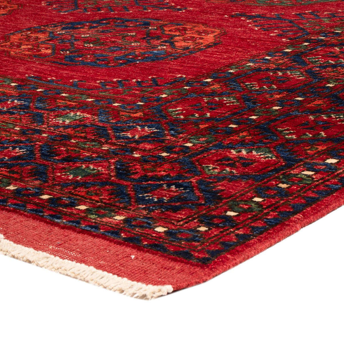 Alfombra afgana - 300 x 251 cm - rojo