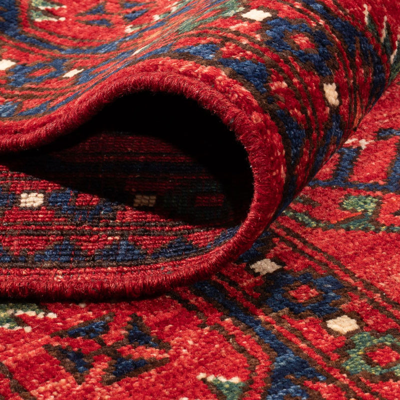 Alfombra afgana - 300 x 251 cm - rojo