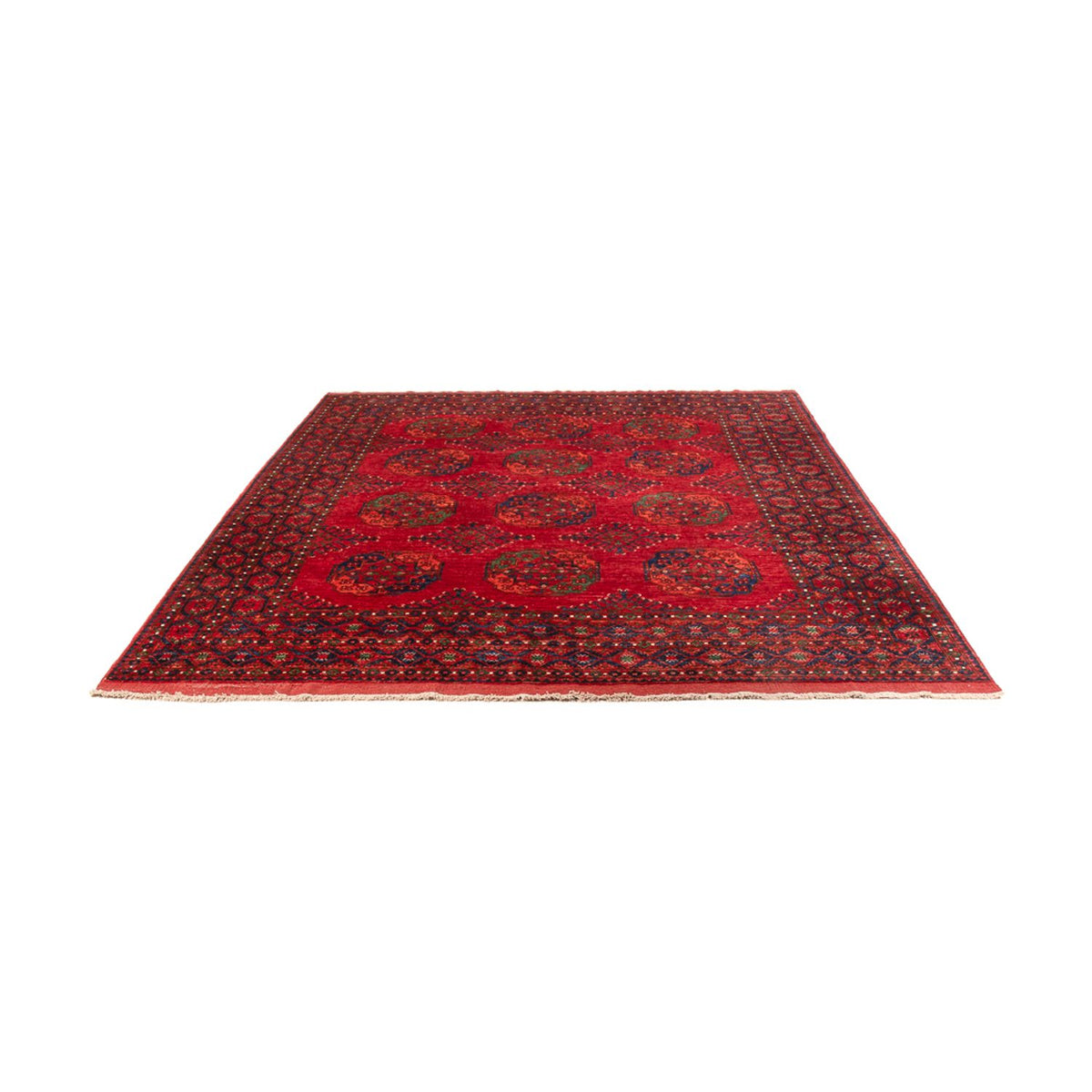 Alfombra afgana - 300 x 251 cm - rojo