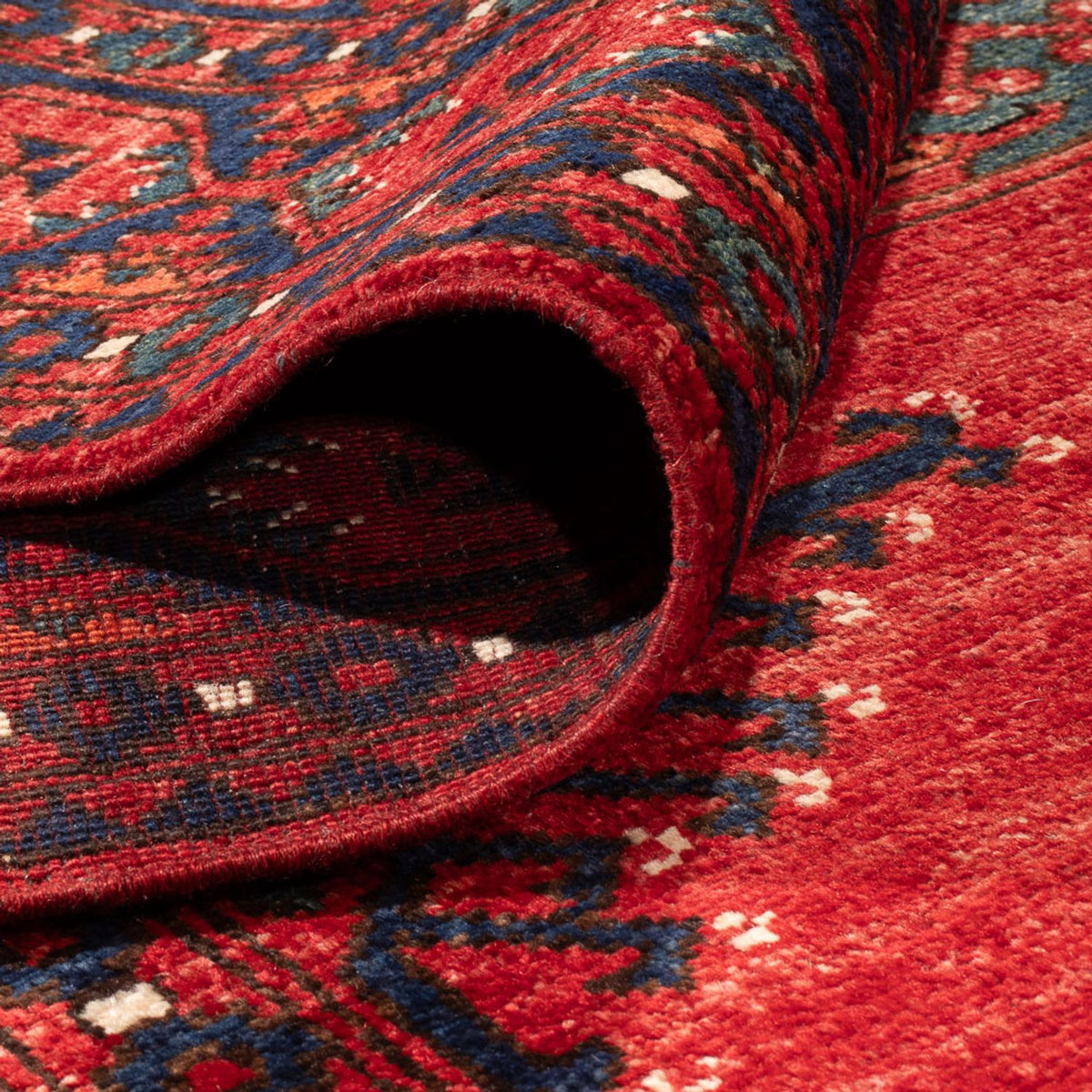 Alfombra afgana - 298 x 256 cm - rojo